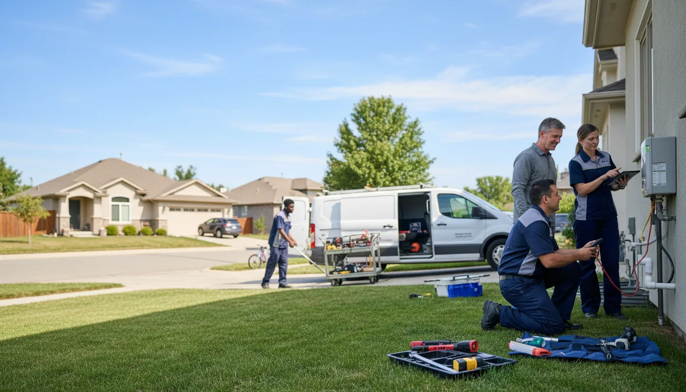 Tankless water heater service in Clarington, OH